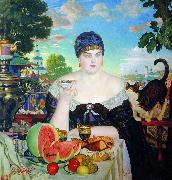 The Merchants Wife Boris Kustodiev